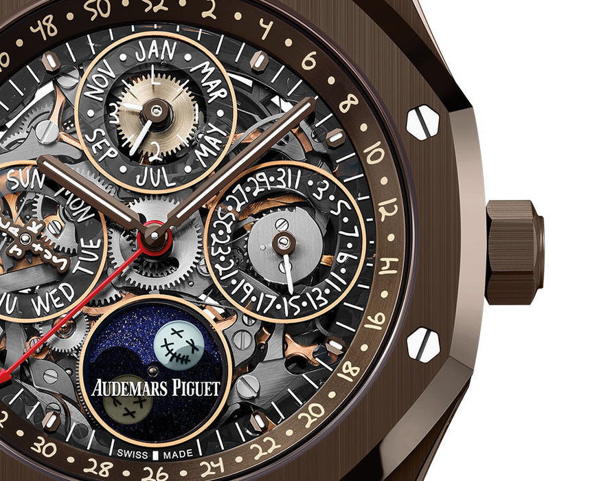 Audemars Piguet - 41 mm - Brown ceramic