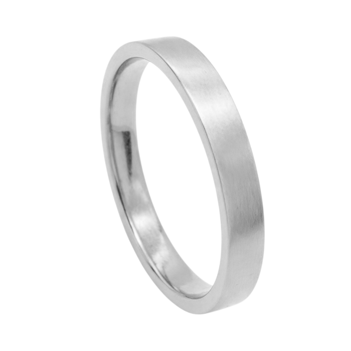 4MM Plain Flat Ring