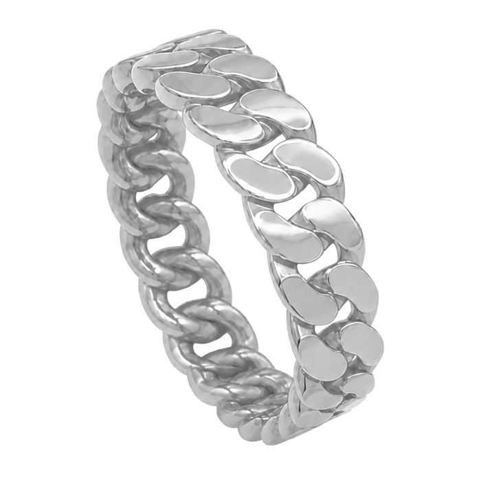 8MM Cuban Link Ring
