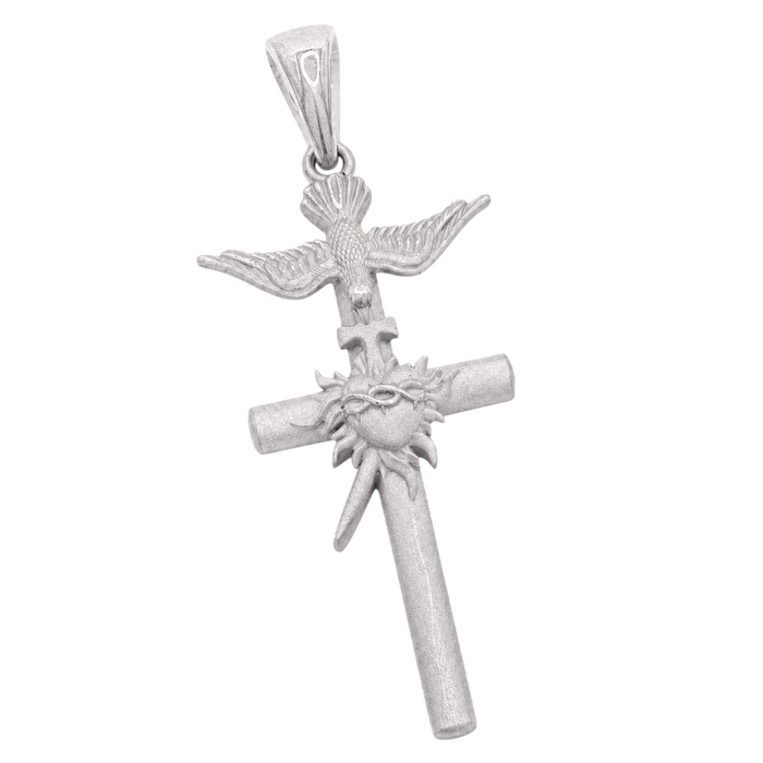 Sacred Heart Cross Pendant