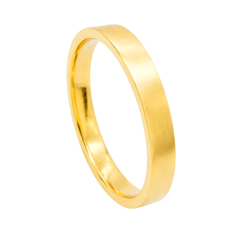 4MM Plain Flat Ring