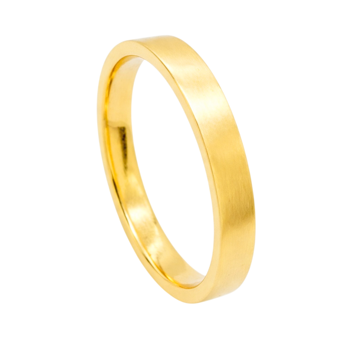 4MM Plain Flat Ring