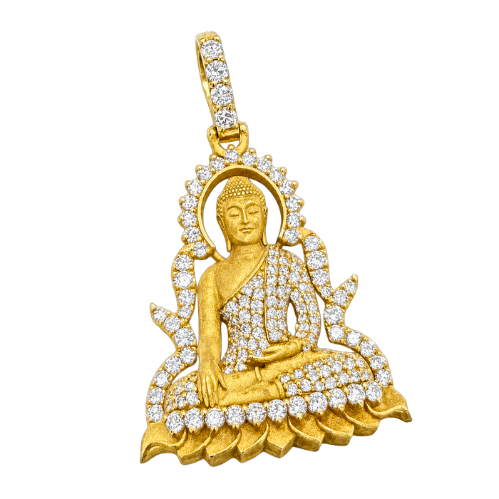 Diamond Lady Buddha Pendant